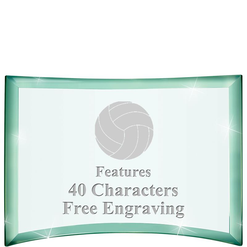 5 1/2"x 3 3/4" ARCHWAY CRYSTAL