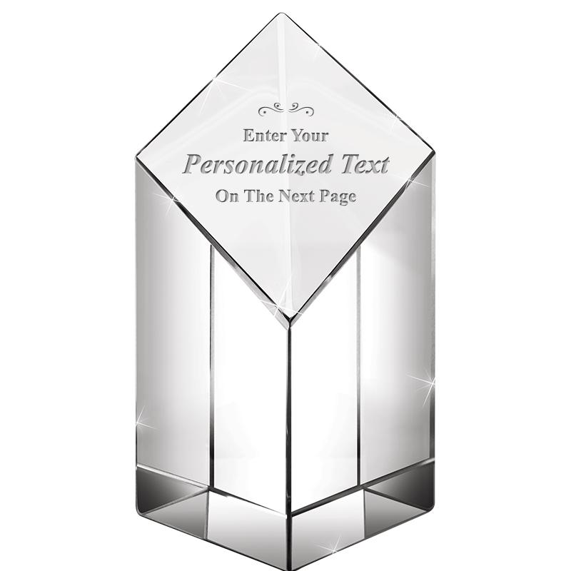 6" DIAMOND PINNACLE CRYSTAL