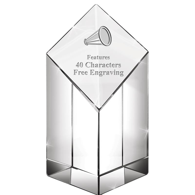 6" DIAMOND PINNACLE CRYSTAL