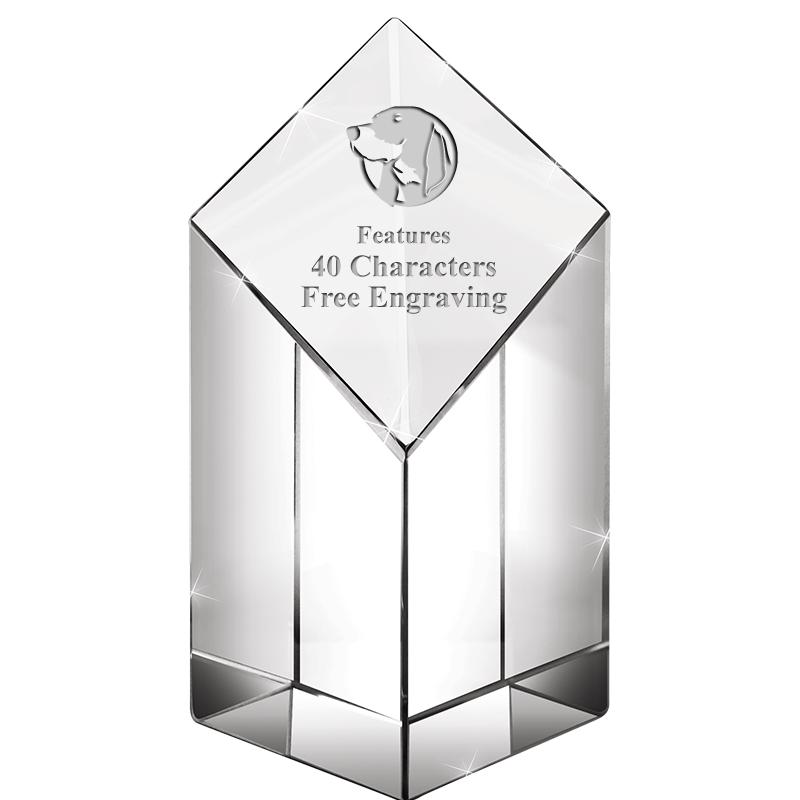 6" DIAMOND PINNACLE CRYSTAL