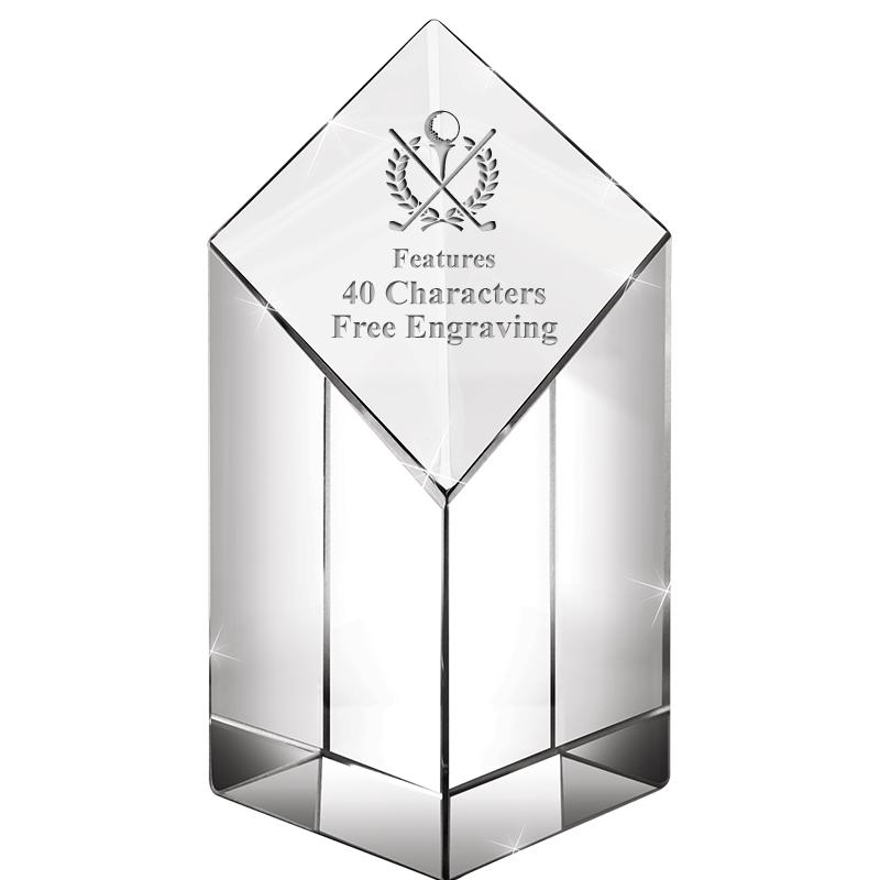 6" DIAMOND PINNACLE CRYSTAL