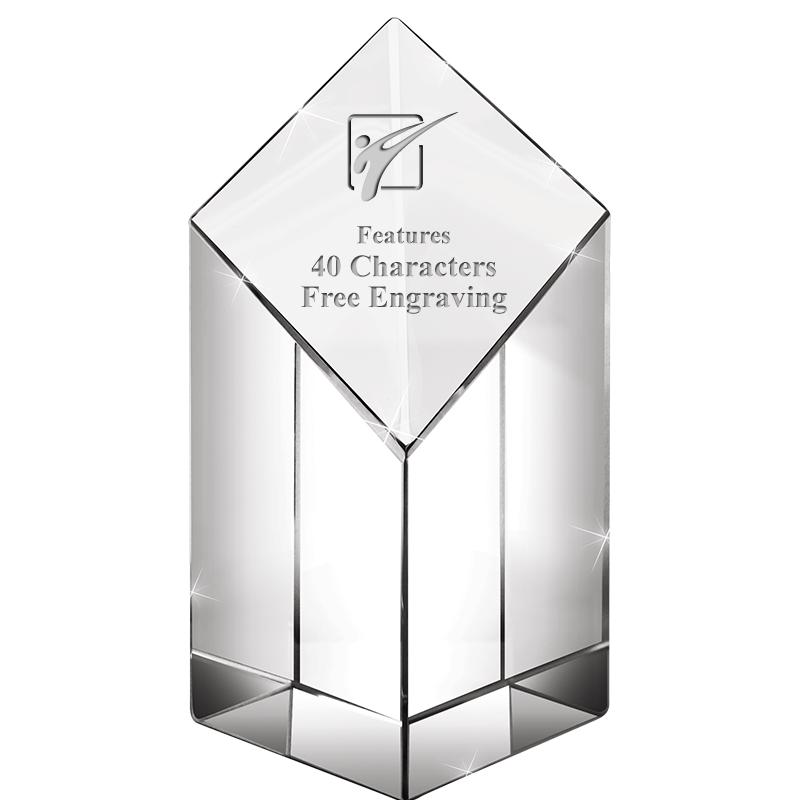 6" DIAMOND PINNACLE CRYSTAL