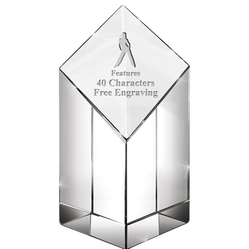 6" DIAMOND PINNACLE CRYSTAL