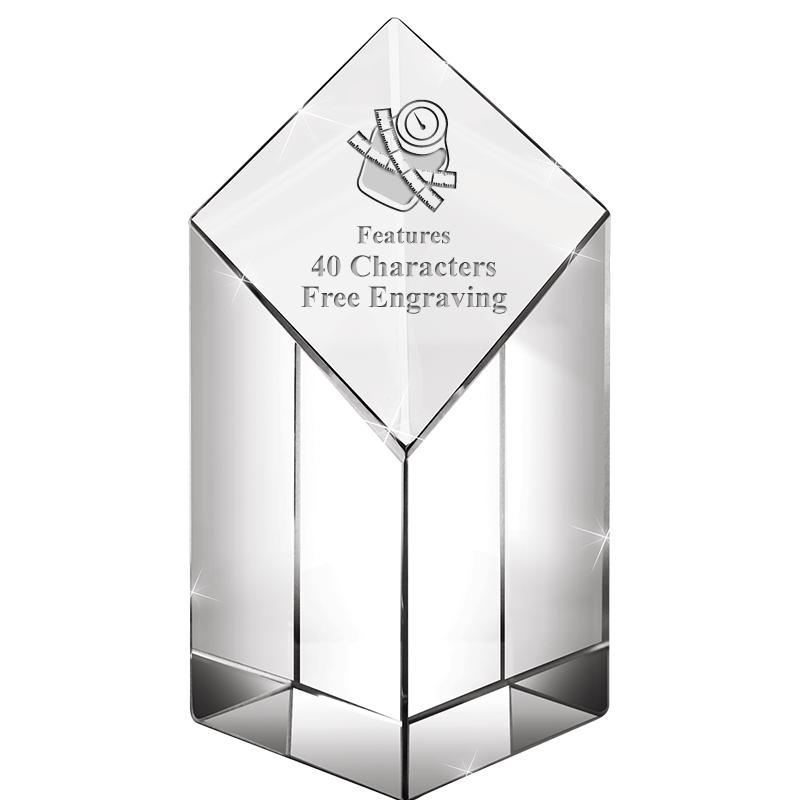 6" DIAMOND PINNACLE CRYSTAL