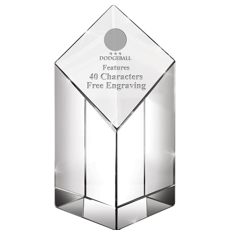 6" DIAMOND PINNACLE CRYSTAL