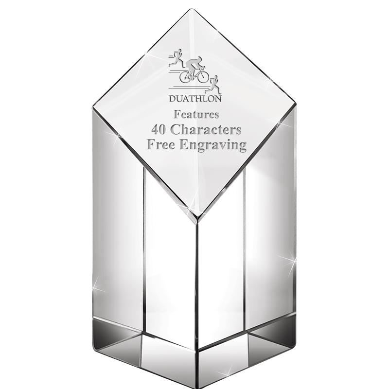 6" DIAMOND PINNACLE CRYSTAL