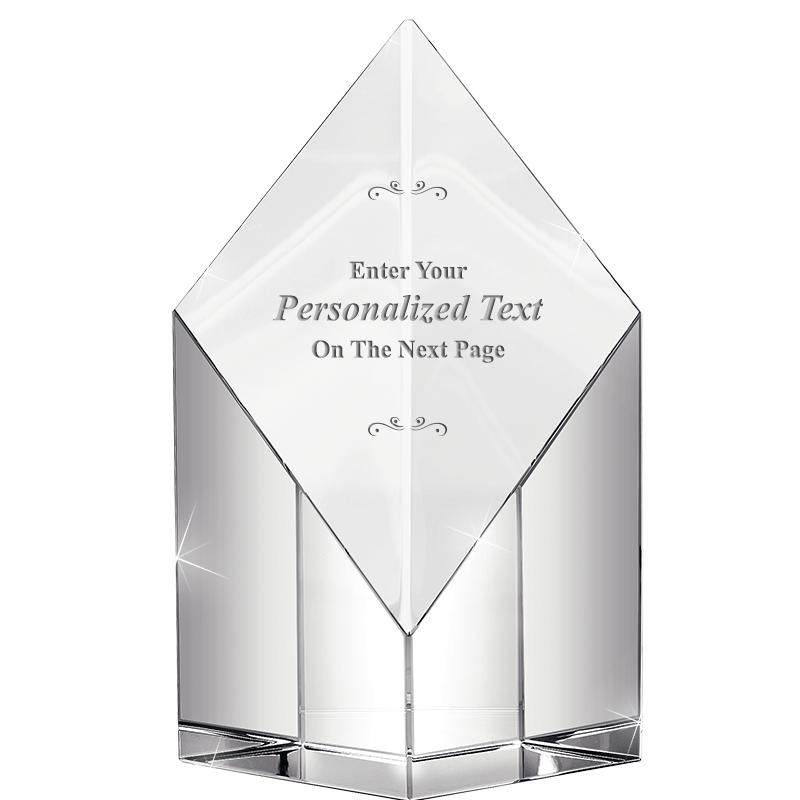 8" DIAMOND PEAK CRYSTAL