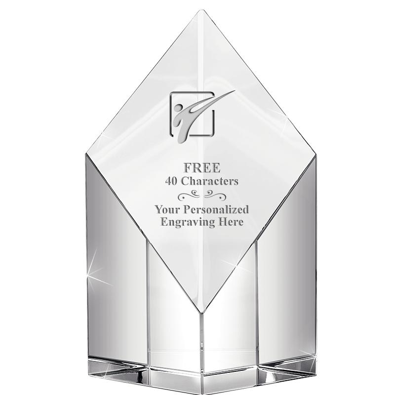 8" DIAMOND PEAK CRYSTAL