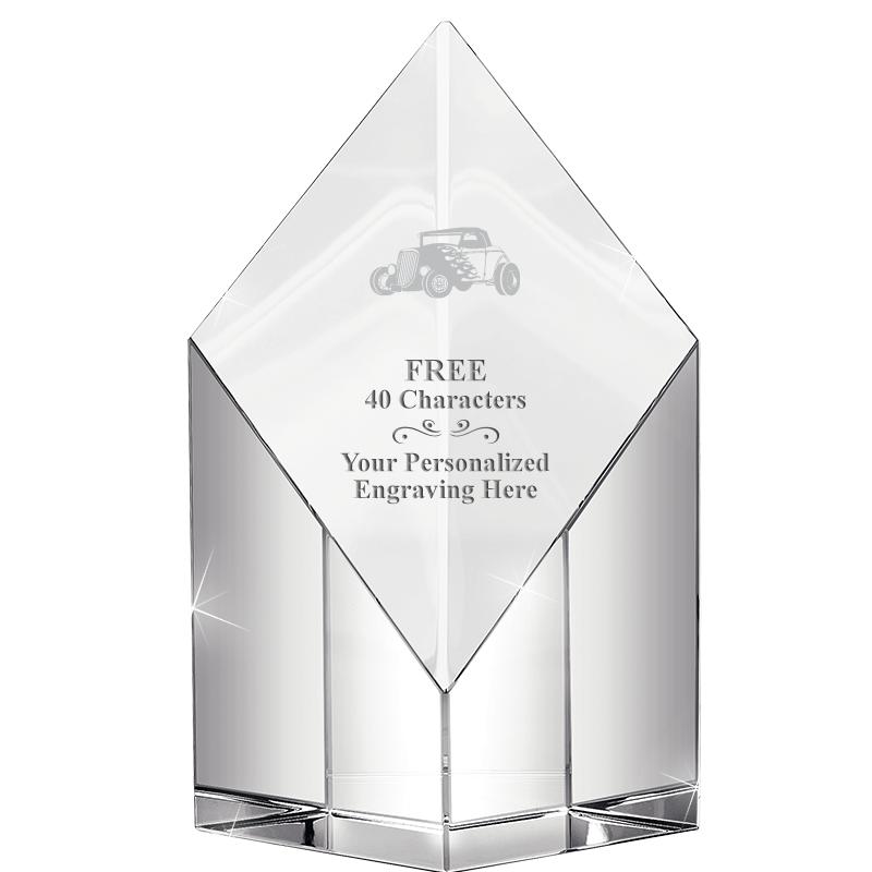 8" DIAMOND PEAK CRYSTAL