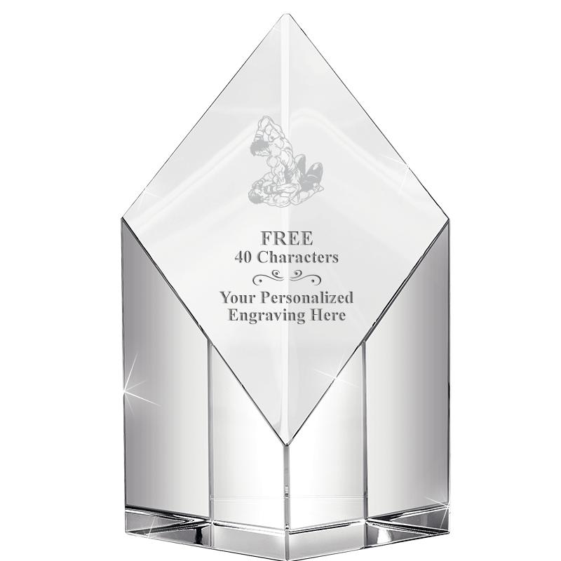 8" DIAMOND PEAK CRYSTAL