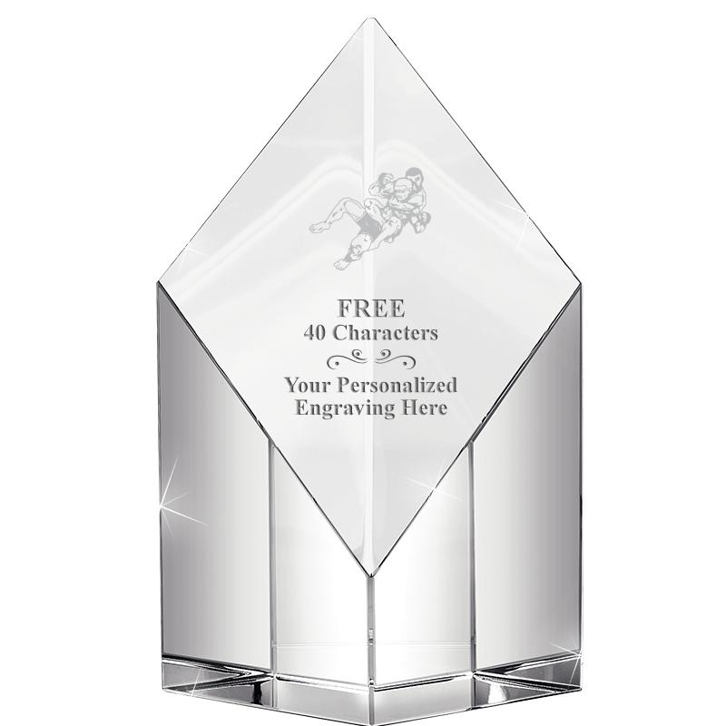 8" DIAMOND PEAK CRYSTAL