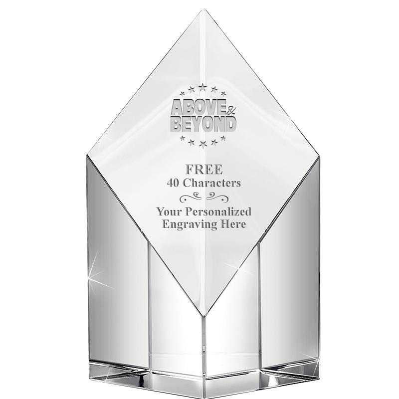 8" DIAMOND PEAK CRYSTAL