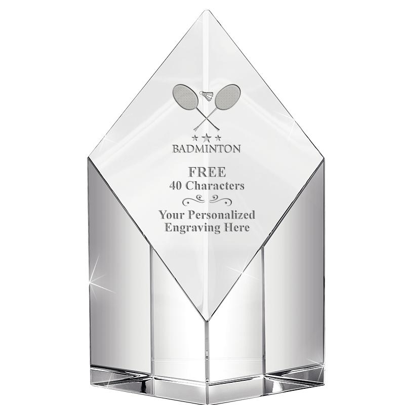 8" DIAMOND PEAK CRYSTAL