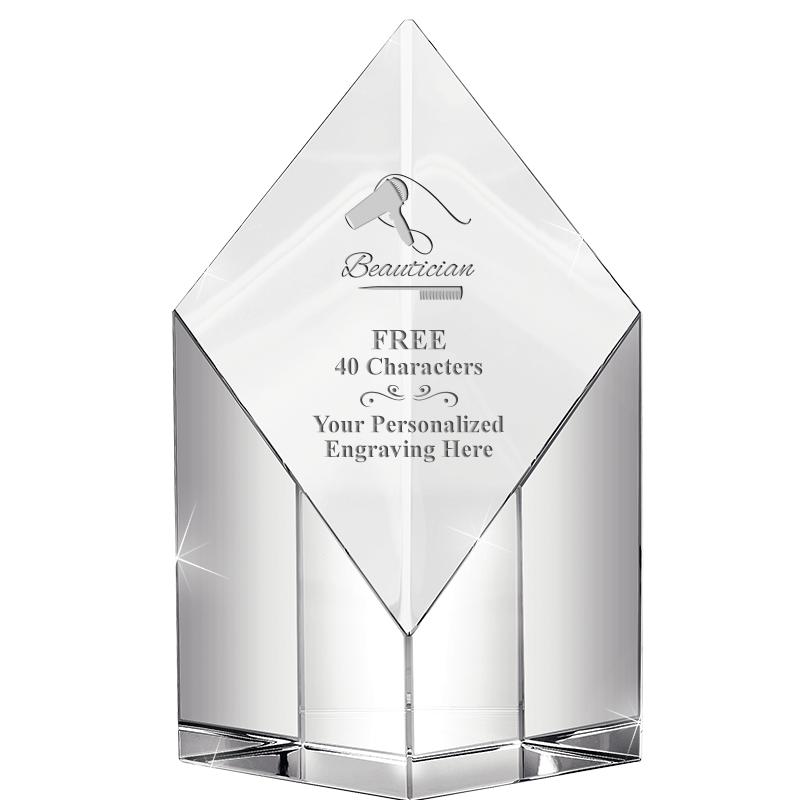 8" DIAMOND PEAK CRYSTAL