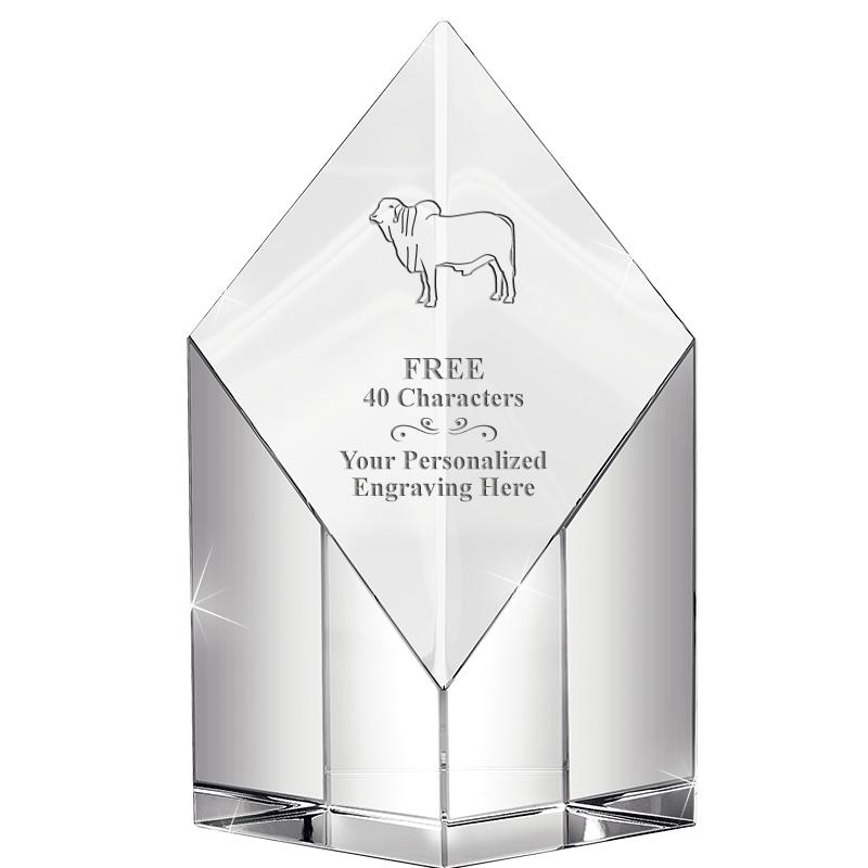 8" DIAMOND PEAK CRYSTAL