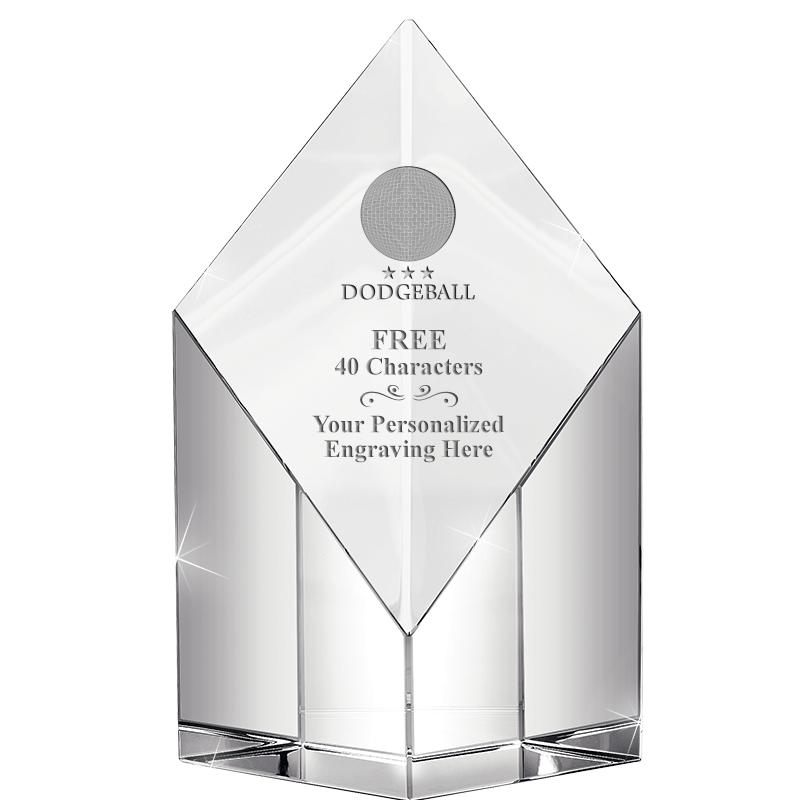 8" DIAMOND PEAK CRYSTAL