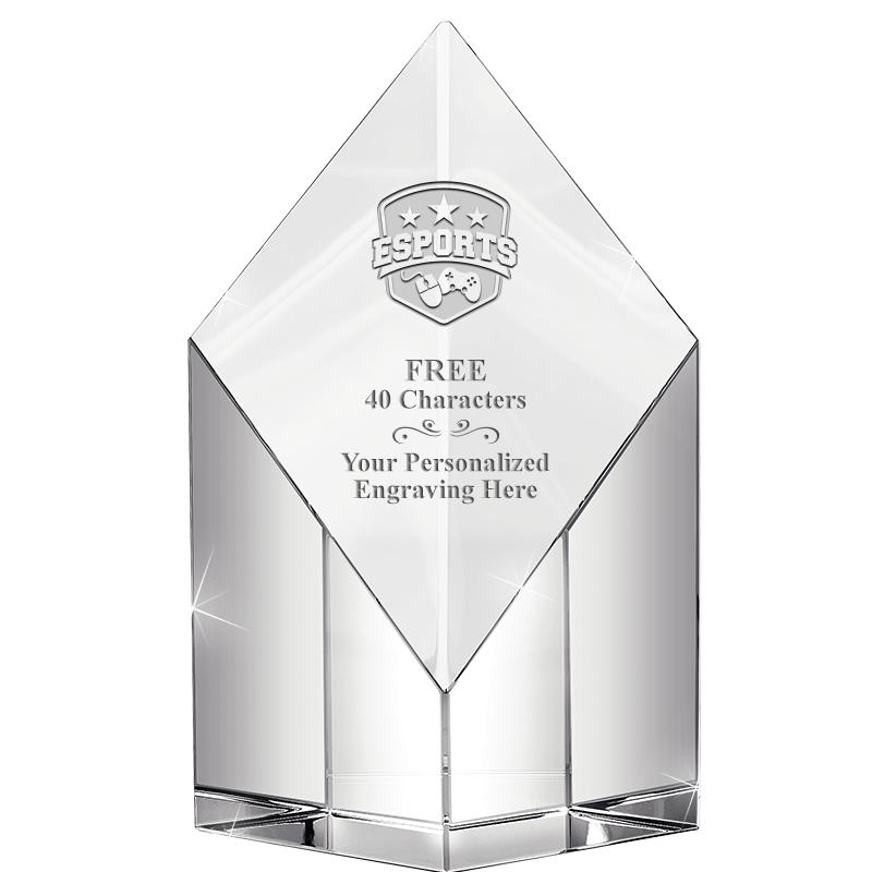 8" DIAMOND PEAK CRYSTAL