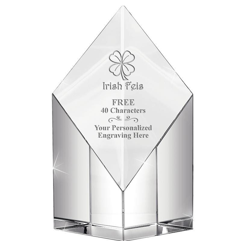 8" DIAMOND PEAK CRYSTAL