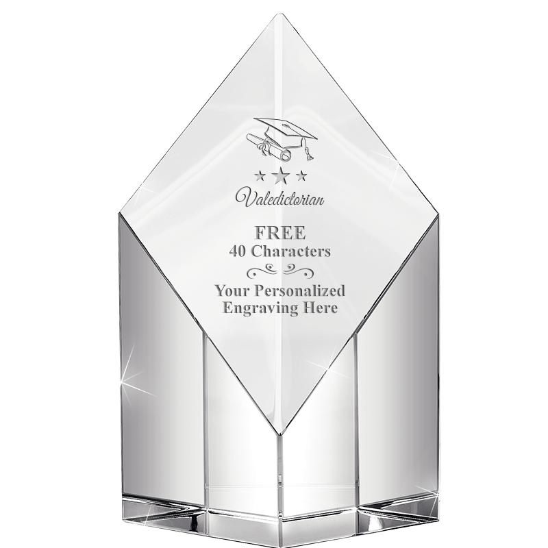 8" DIAMOND PEAK CRYSTAL