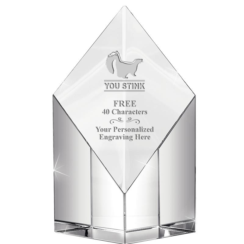 8" DIAMOND PEAK CRYSTAL