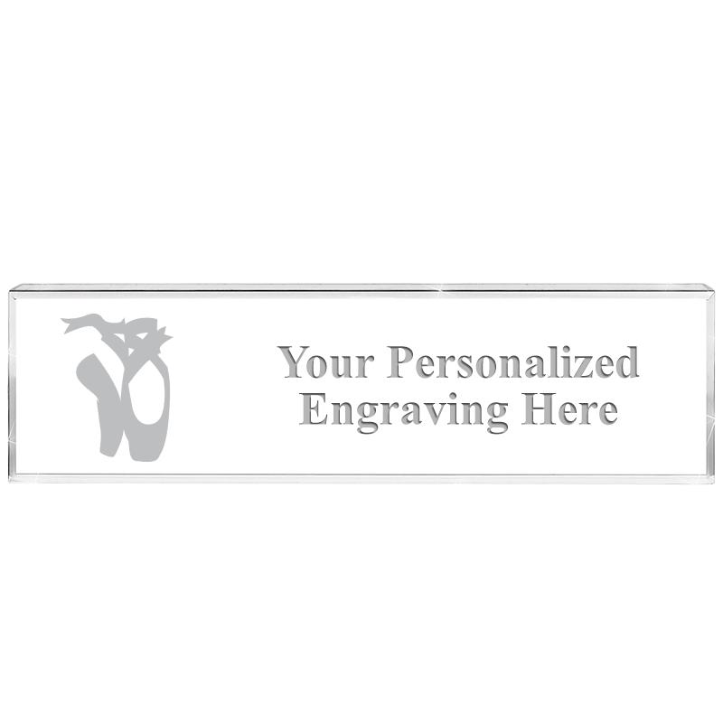 DESK NAMEPLATE CRYSTAL