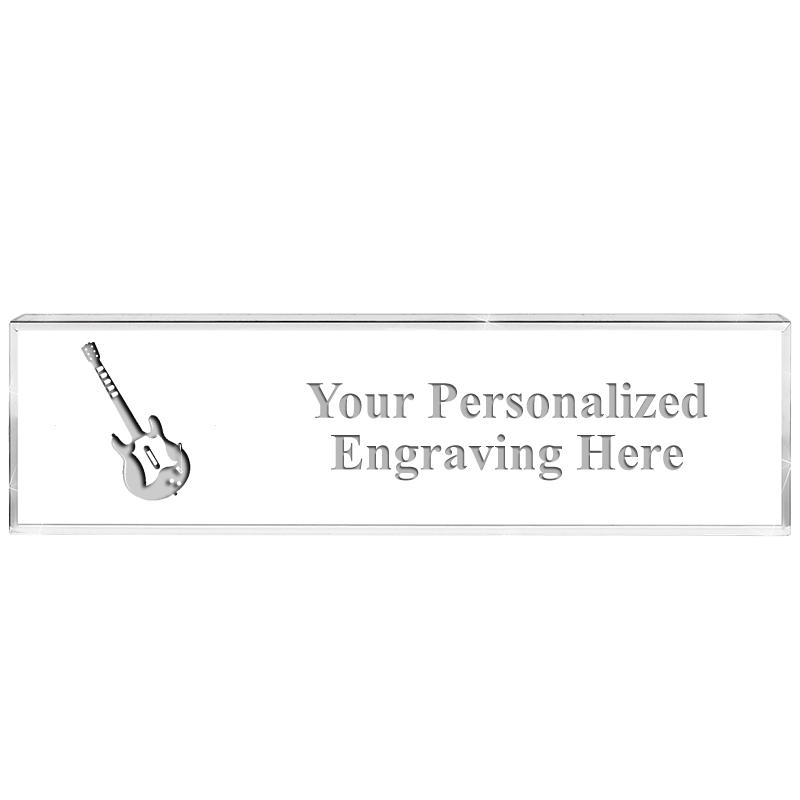DESK NAMEPLATE CRYSTAL