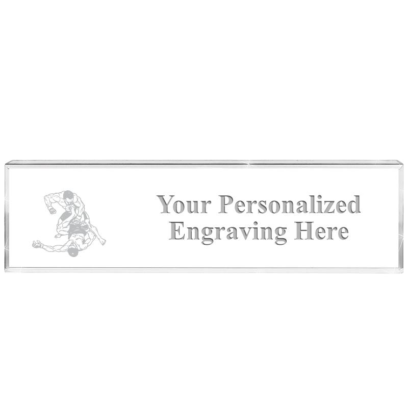 DESK NAMEPLATE CRYSTAL