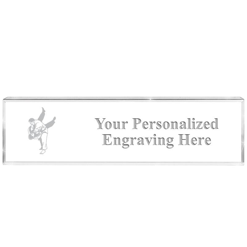 DESK NAMEPLATE CRYSTAL