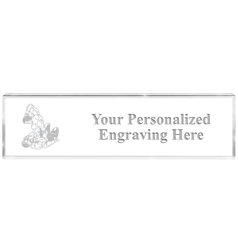 DESK NAMEPLATE CRYSTAL