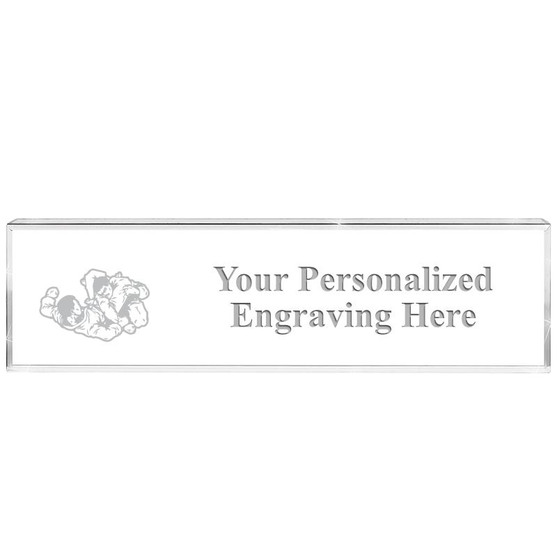 DESK NAMEPLATE CRYSTAL