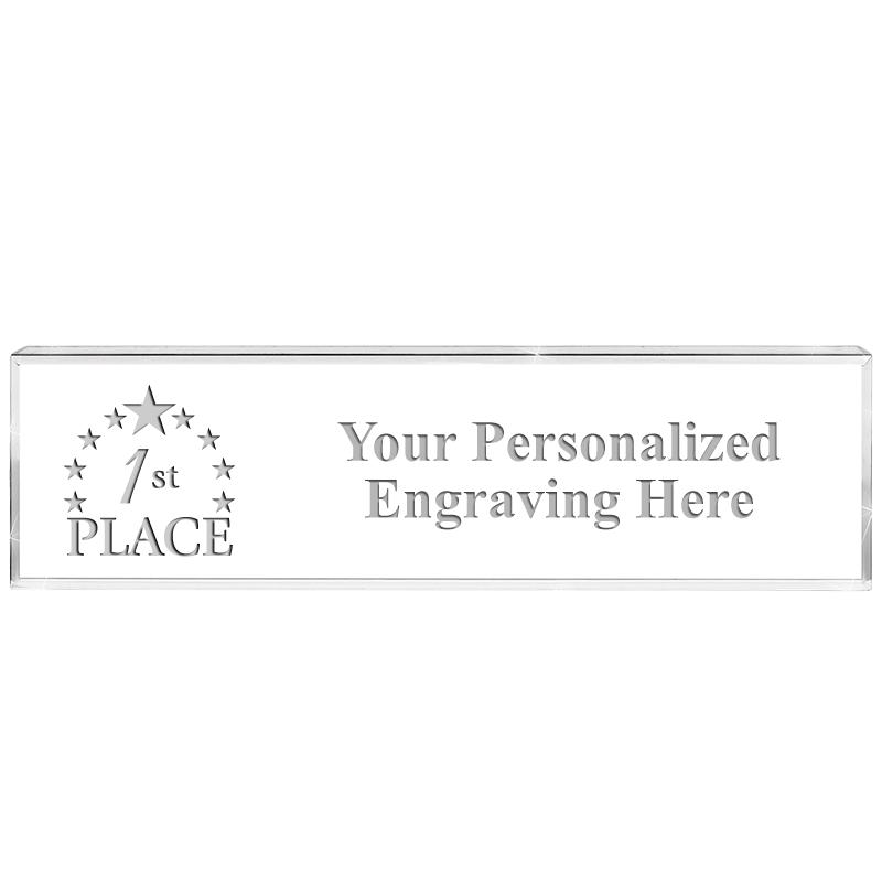 DESK NAMEPLATE CRYSTAL