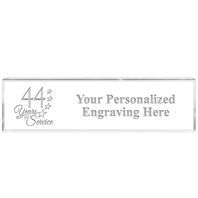 DESK NAMEPLATE CRYSTAL