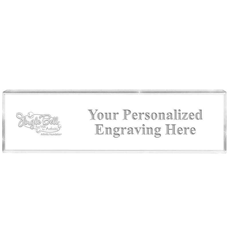 DESK NAMEPLATE CRYSTAL