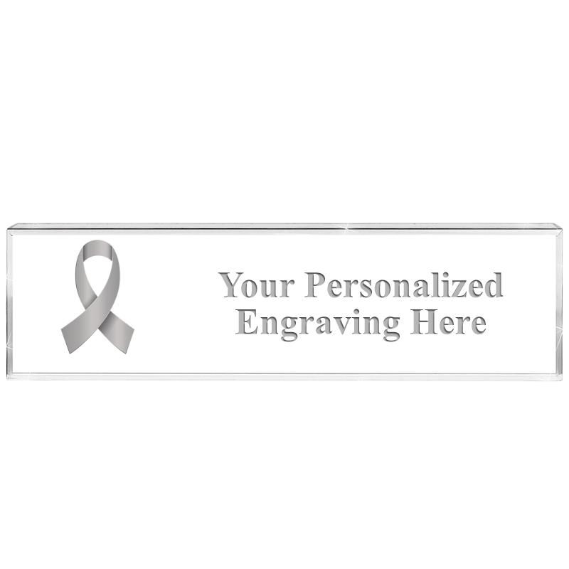 DESK NAMEPLATE CRYSTAL