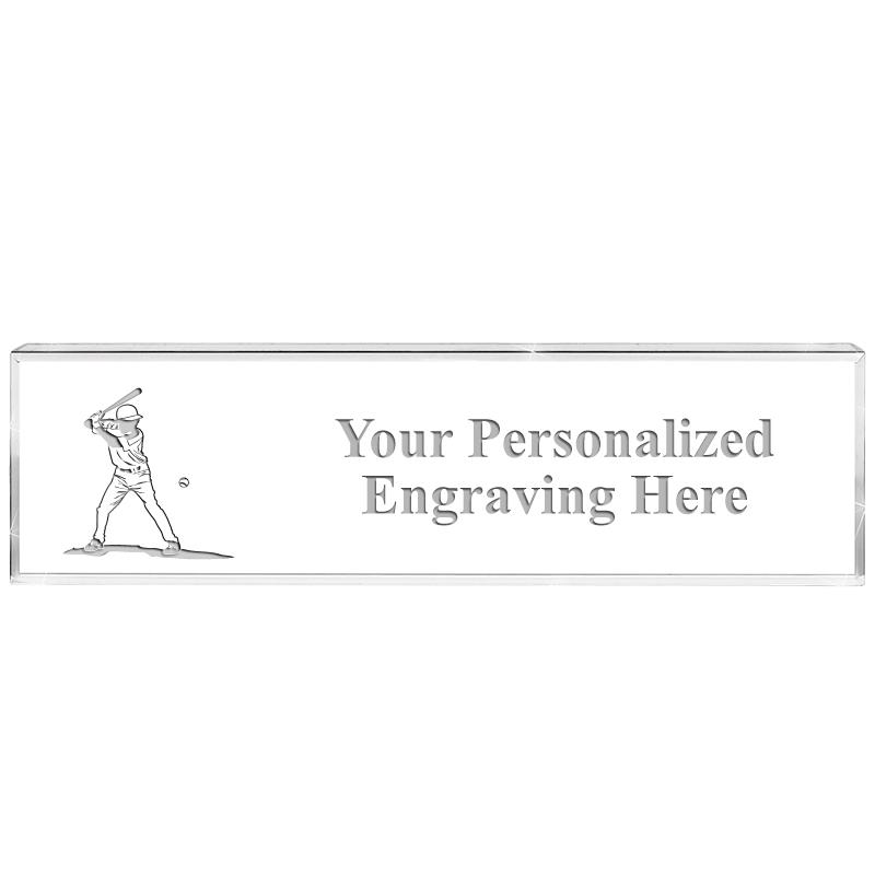 DESK NAMEPLATE CRYSTAL