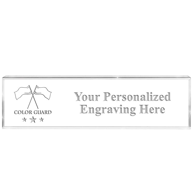 DESK NAMEPLATE CRYSTAL