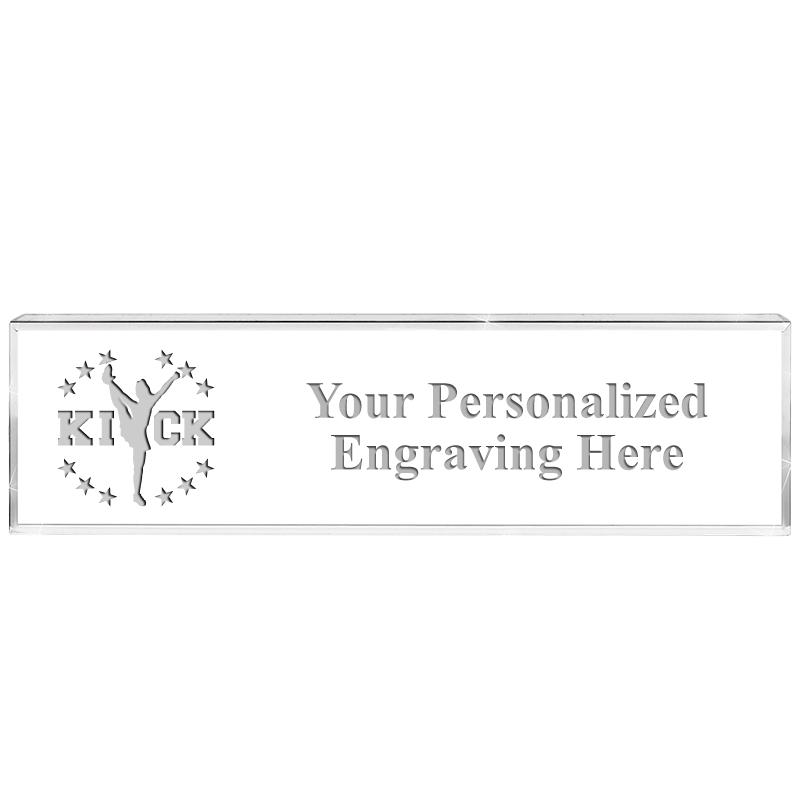 DESK NAMEPLATE CRYSTAL