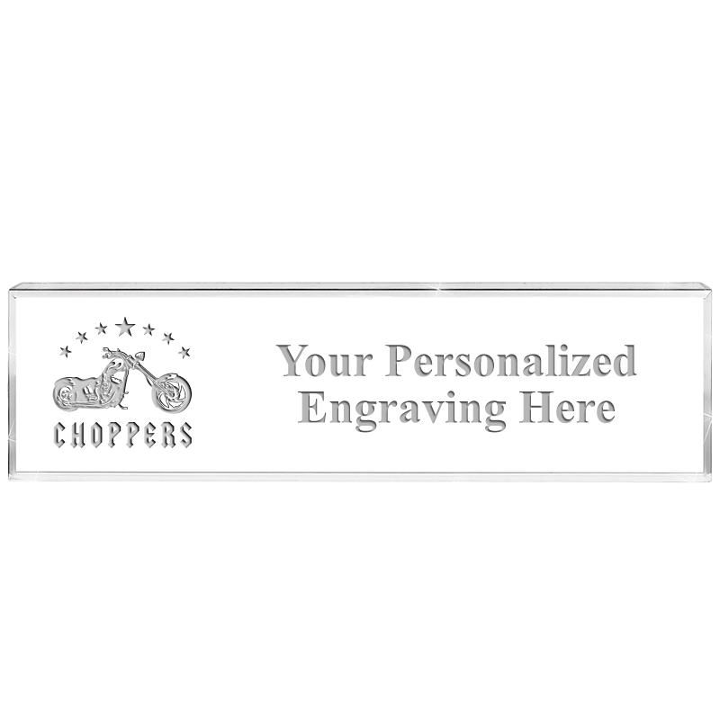 DESK NAMEPLATE CRYSTAL