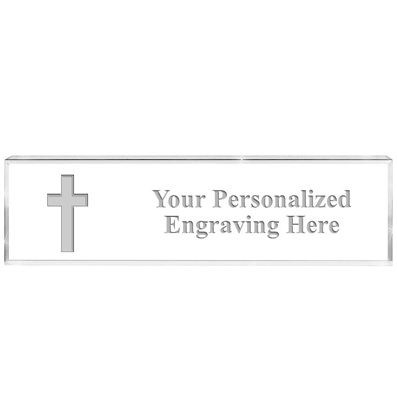 DESK NAMEPLATE CRYSTAL