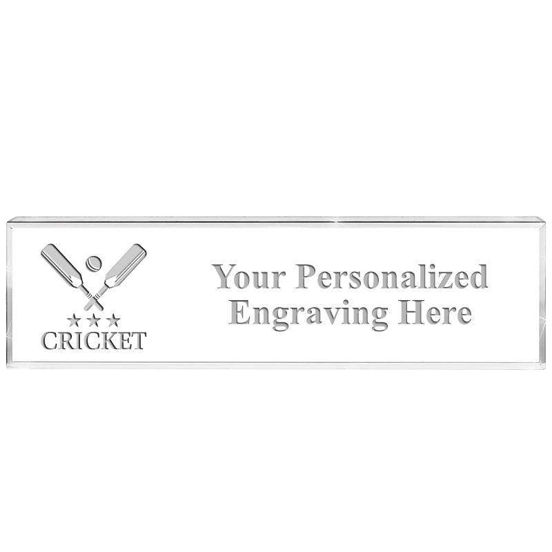 DESK NAMEPLATE CRYSTAL