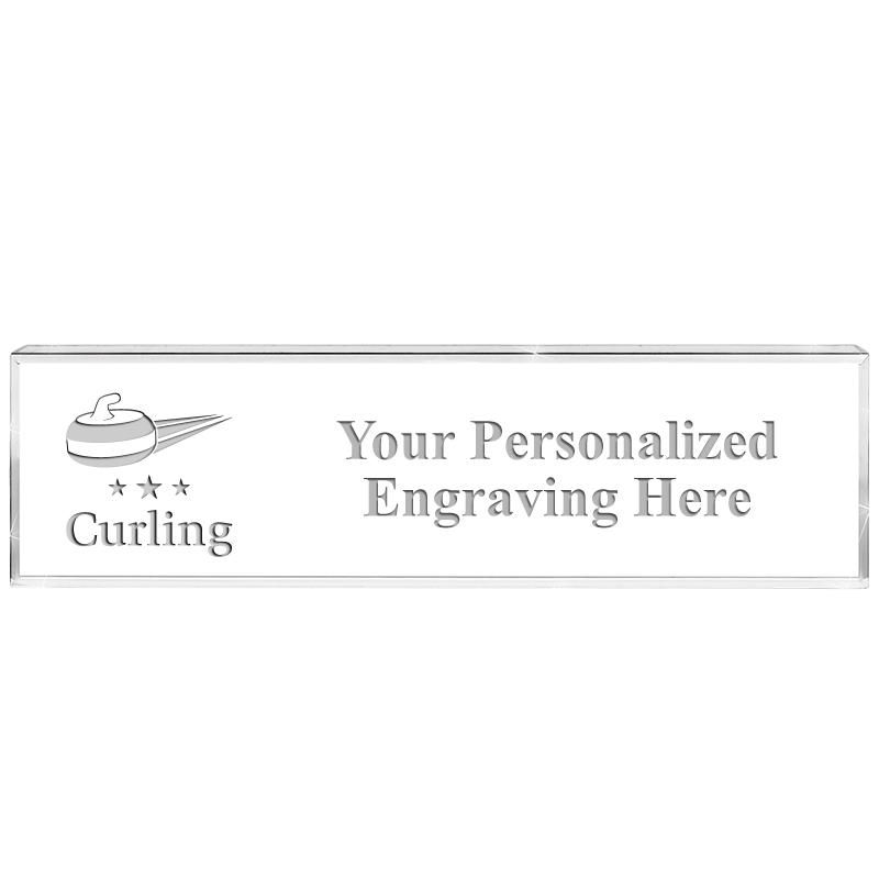 DESK NAMEPLATE CRYSTAL