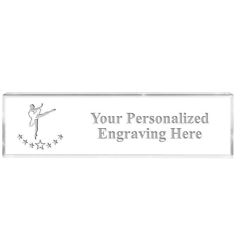 DESK NAMEPLATE CRYSTAL