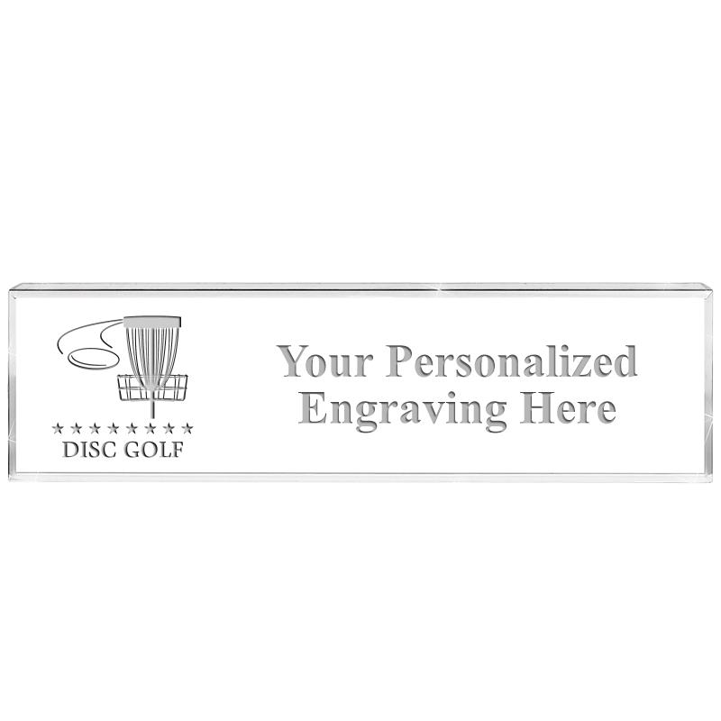 DESK NAMEPLATE CRYSTAL