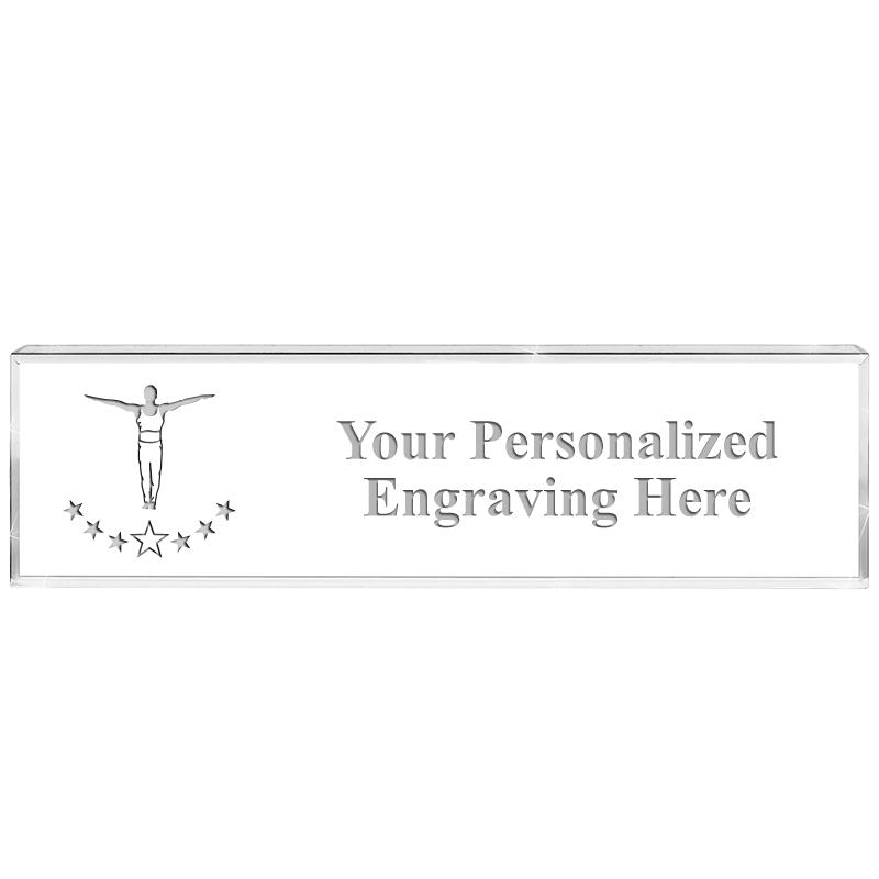 DESK NAMEPLATE CRYSTAL