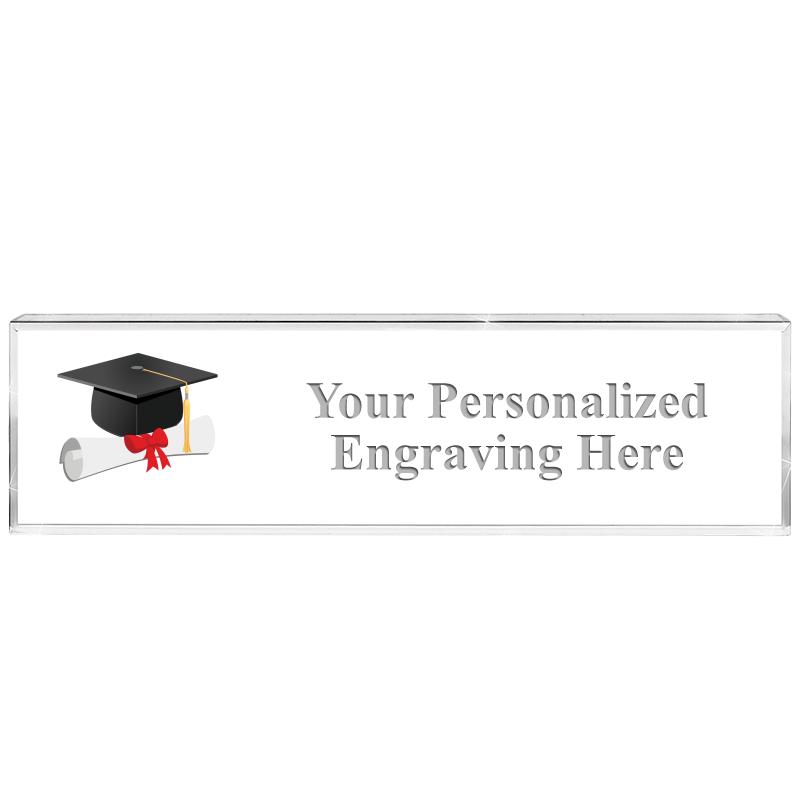 DESK NAMEPLATE CRYSTAL