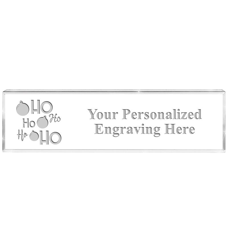 DESK NAMEPLATE CRYSTAL