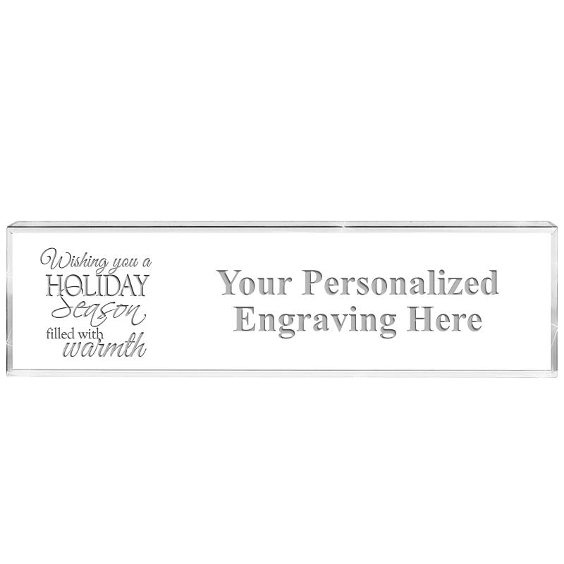 DESK NAMEPLATE CRYSTAL