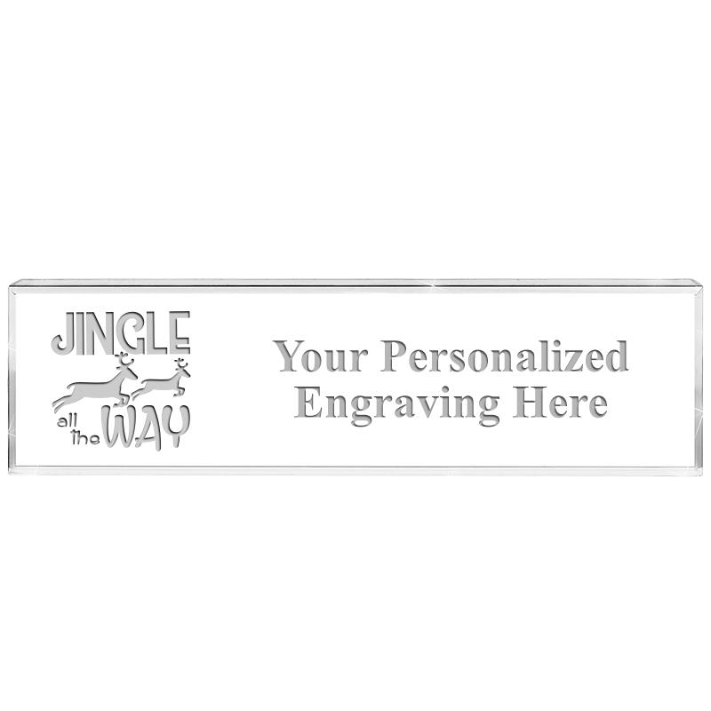 DESK NAMEPLATE CRYSTAL