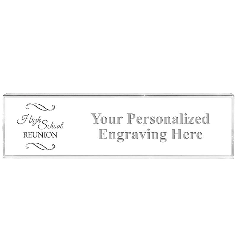 DESK NAMEPLATE CRYSTAL