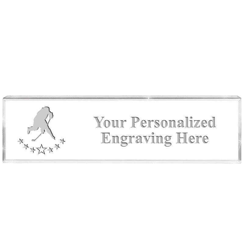 DESK NAMEPLATE CRYSTAL
